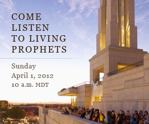 Come listen to living prophets