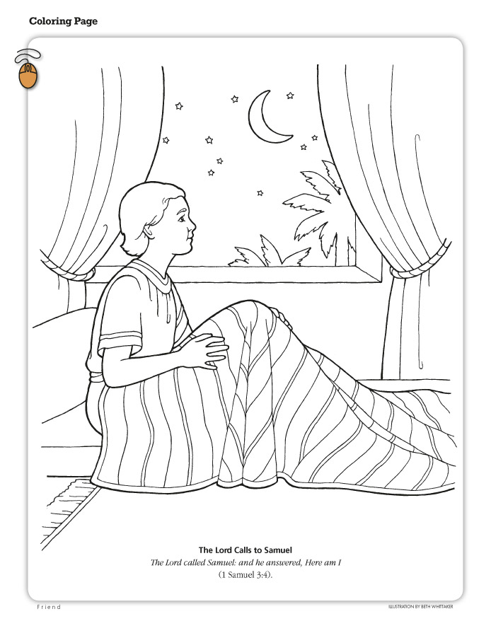 young samuel coloring pages - photo #2