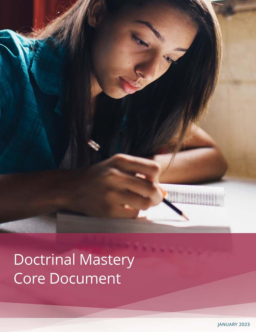 Обложка издания «Углубленное изучение доктрины. Основной документ»
