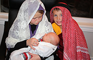 Children acting out the nativity
