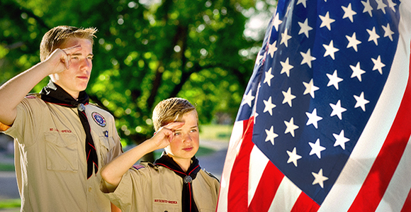 Image result for boy scouts saluting