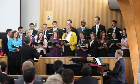 coro de missionários