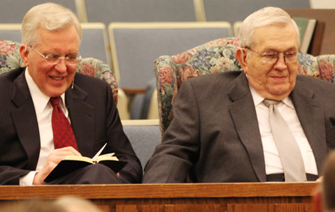 Elder Christofferson and President Packer