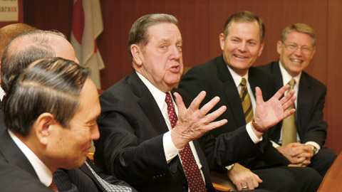 Elder Holland with Government Officials in Japan