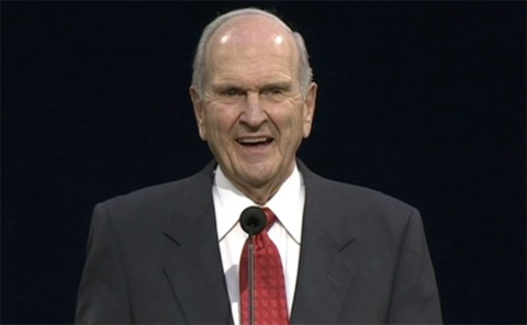 Elder Nelson laughing