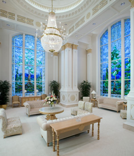 Celestial Room in LDS Temple