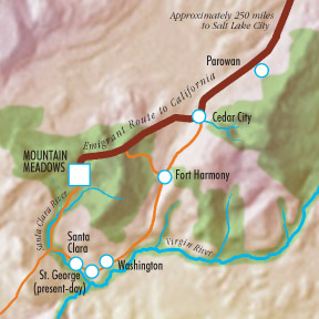 Map of Southern Utah