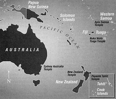 Map of the Pacific Area