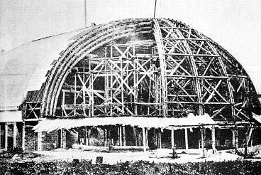 The Tabernacle under construction in 1866
