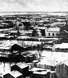 Salt Lake City as photographed in 1868