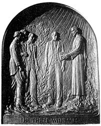 A bas-relief of the Three Witnesses