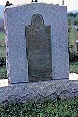 headstone of Joseph and Emma’s infant son