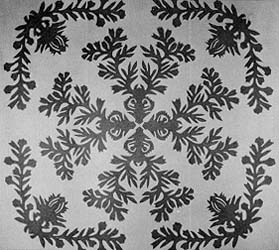 quilt made by Hawaiian Saints