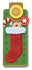 Christmas Doorknob Banner