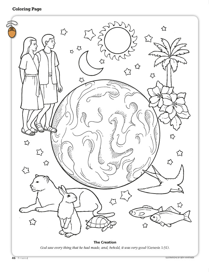 Coloring Page - friend