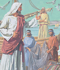 Peter, James and John follow Christ