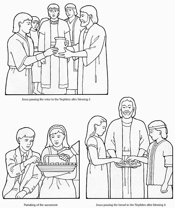 sacrament baptism coloring pages - photo #17