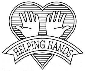 Helping Hands Coloring Pages 1