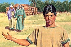Nephi told Laman and Lemuel to obey God