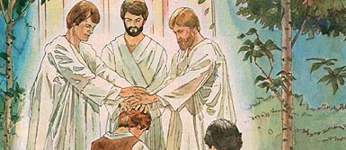 Pietari, Jaakob ja Johannes ilmestyvät