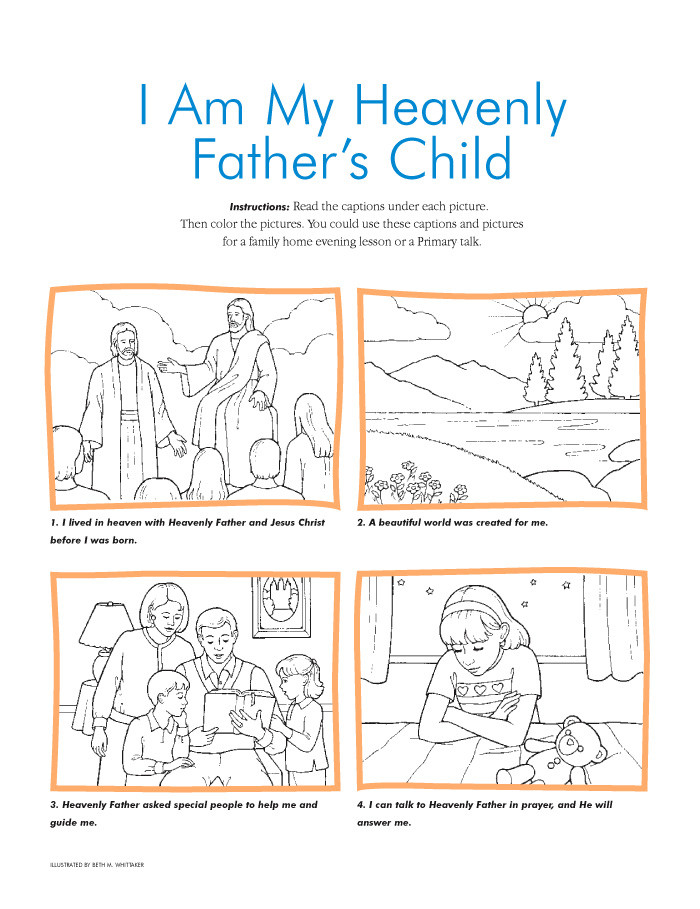 im a child of god coloring pages - photo #18