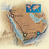 map of Arabian Peninsula
