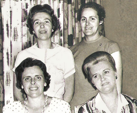 Sister Bangerter and Brazilian sisters
