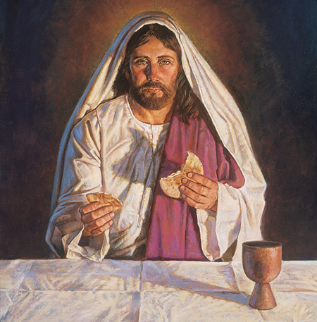 Christ with bread