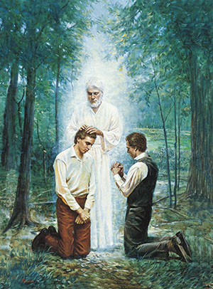 John the Baptist Conferring the Aaronic Priesthood