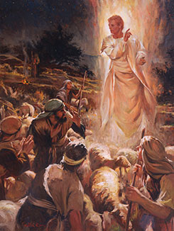 The Angel Appears to the Shepherds