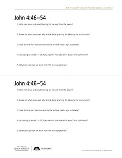 handout, John 4