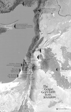 Map of Jerusalem - Gospel goes forth - Appendix E