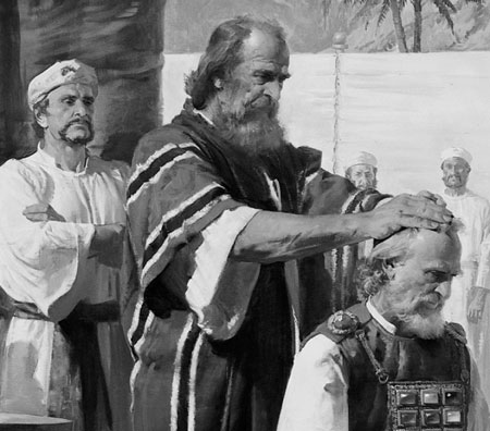 Moses ordaining Aaron