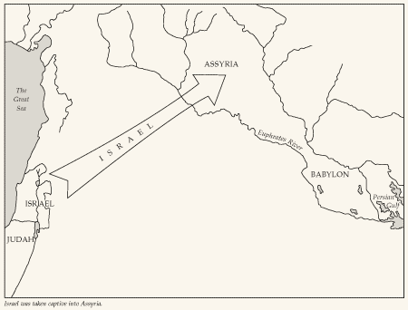 map of Assyria