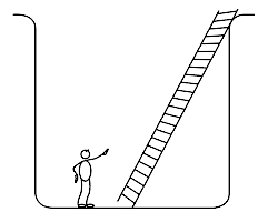 Man with ladder