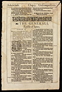 page of King James Bible