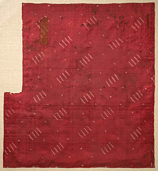 red silk handkerchief