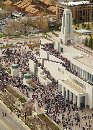 overhead view of Conference Center