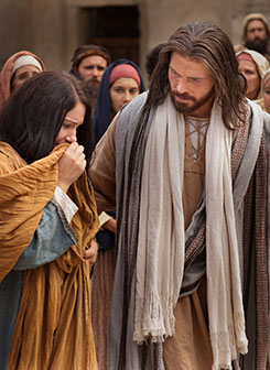 Jesus and woman