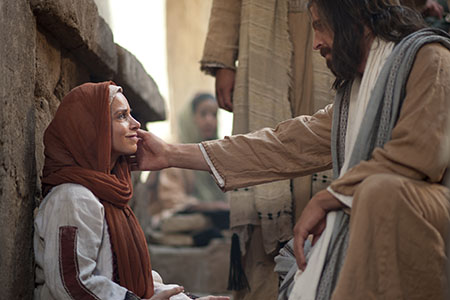 woman with Jesus Christ