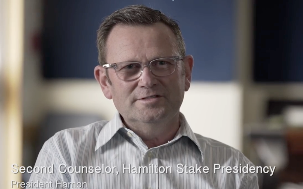 President Hamon, second counselor of the Hamilton Stake Presidency