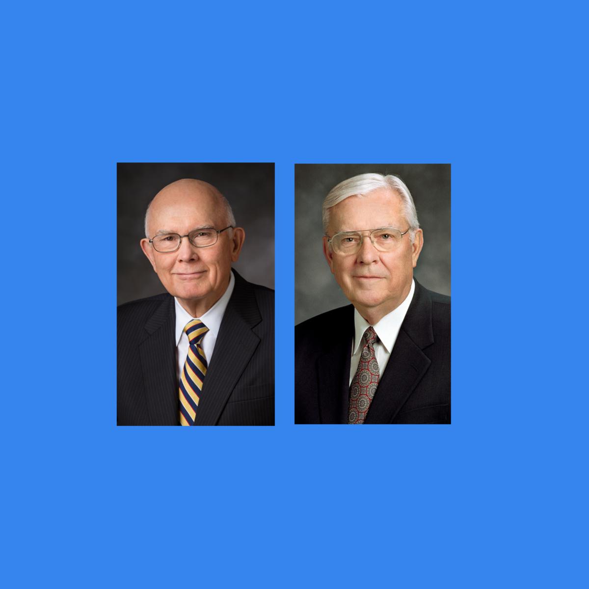 Elder Dallin H. Oaks and Elder M. Russell Ballard