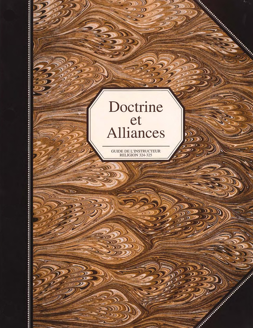 Doctrine et Alliances, guide de l’instructeur (Religion 324-325)